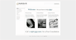 Desktop Screenshot of hargravelawfirm.com